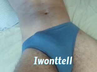 Iwonttell