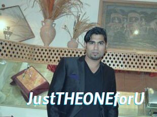 JustTHEONEforU